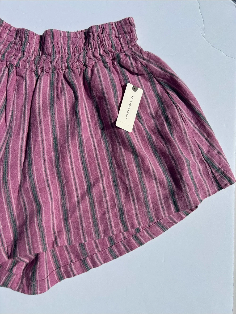 NWT🌷Anthropologie Somerset 100% Linen Shorts